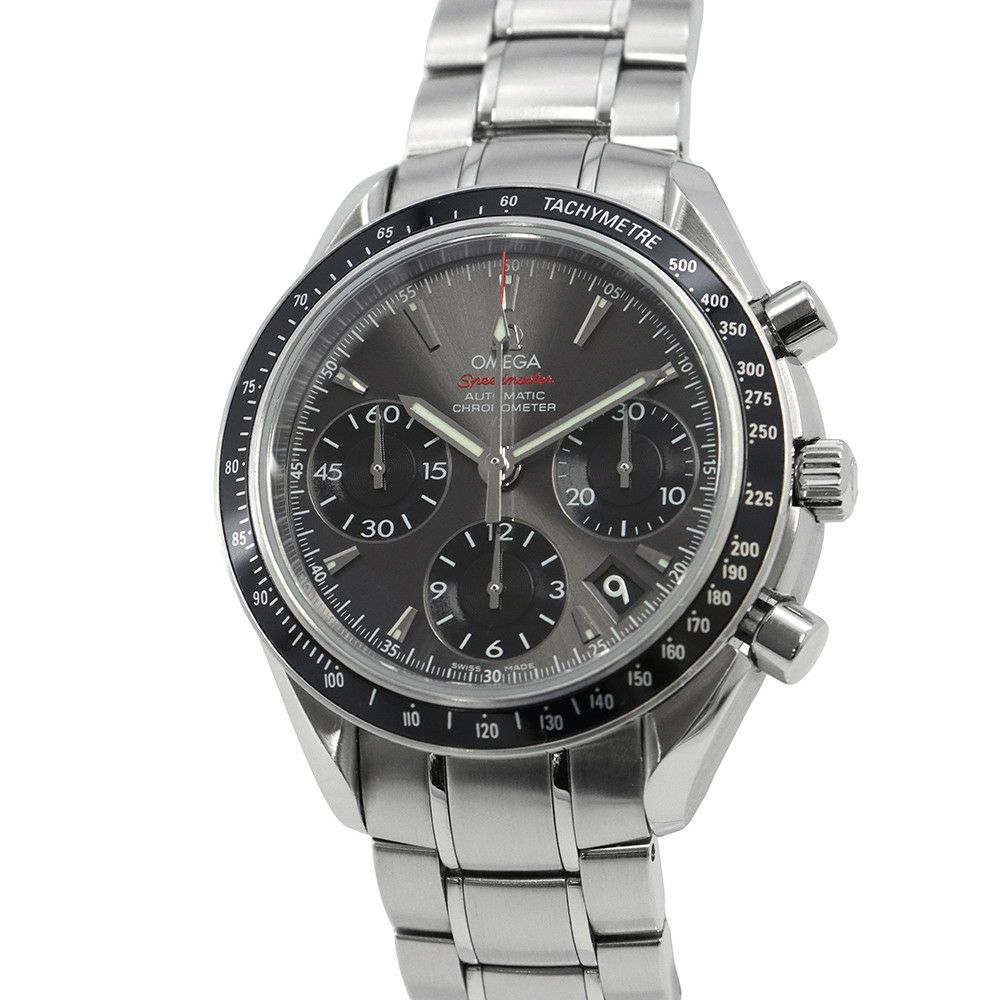 オメガ スピードマスター デイト クロノグラフ 323.30.40.40.06.001 OMEGA 腕時計 グレー文字盤