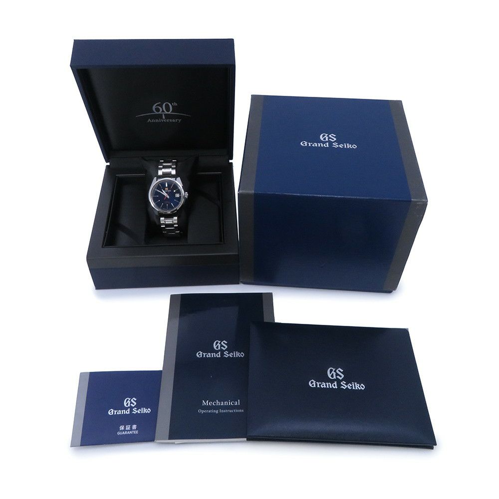 セイコー グランドセイコー ヘリテージコレクション 60周年記念モデル SBGH281 SEIKO 腕時計 ブルー文字盤