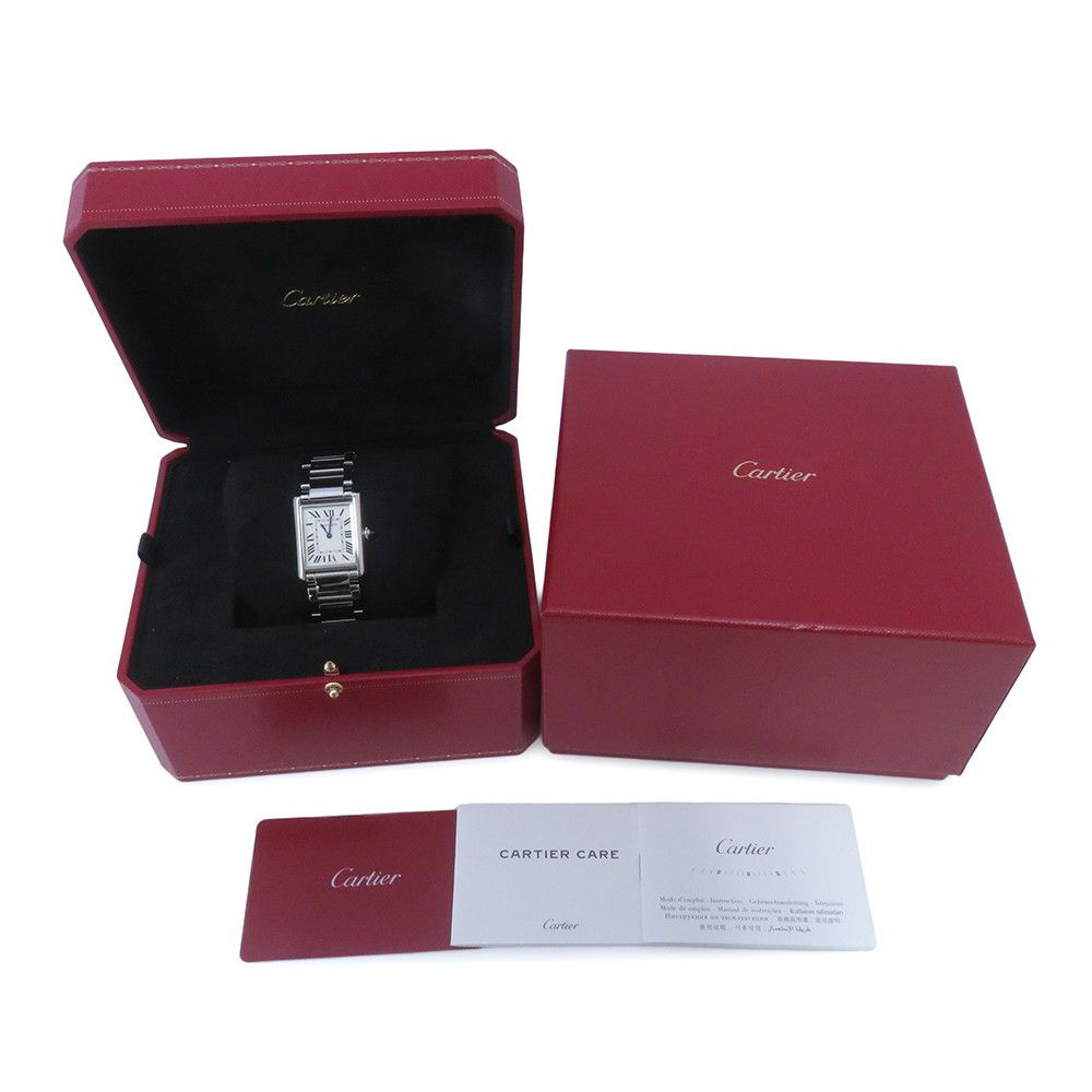 カルティエ タンク マスト LM WSTA0052 Cartier 腕時計 シルバー文字盤 クォーツ