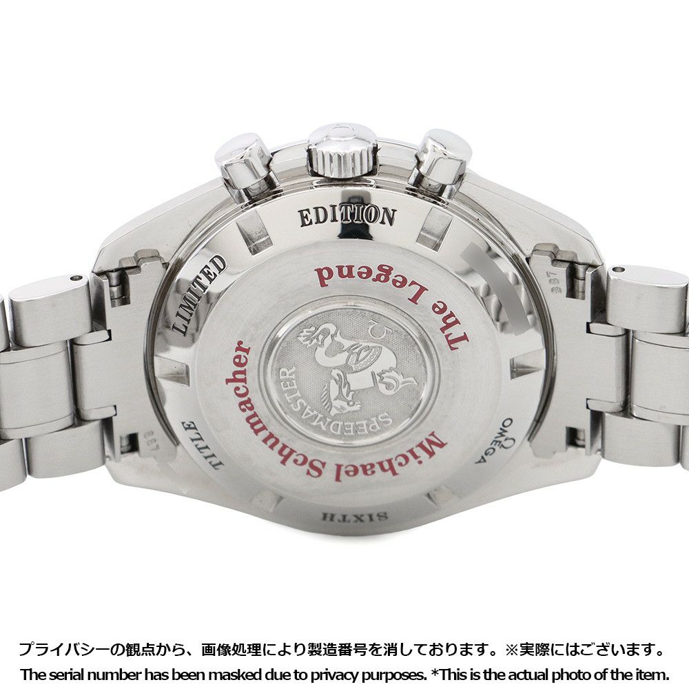 オメガ スピードマスター レーシング シューマッハ レジェンド 世界6000本限定 3559.32 OMEGA 腕時計 白文字盤