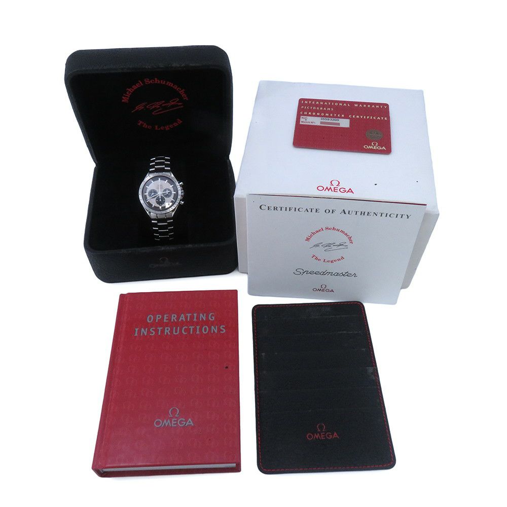 オメガ スピードマスター レーシング シューマッハ レジェンド 世界6000本限定 3559.32 OMEGA 腕時計 白文字盤