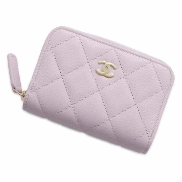 シャネル コインケース マトラッセ ココマーク キャビアスキン AP0216 CHANEL 財布 小銭入れ ラウンドファスナー