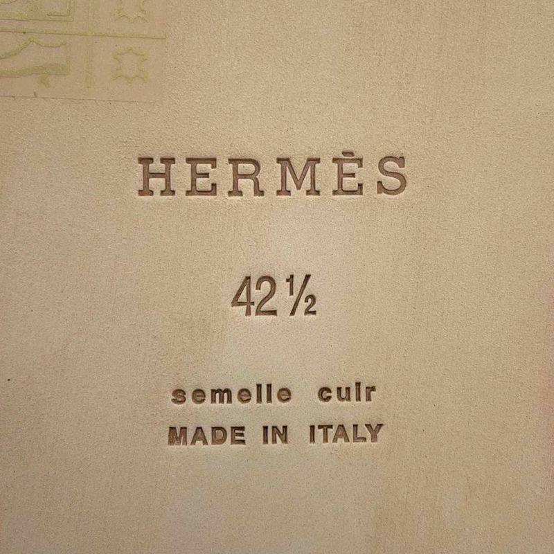 エルメス サンダル イズミール Ismir メンズサイズ42 1/2 HERMES 靴 黒