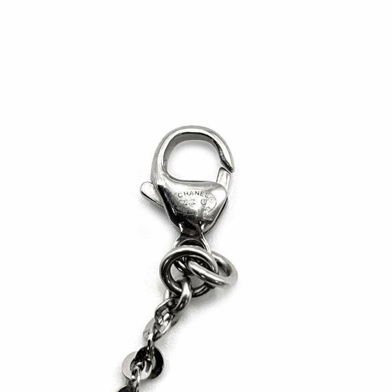 シャネル ネックレス ココマーク ラインストーン C22 C CHANEL アクセサリー