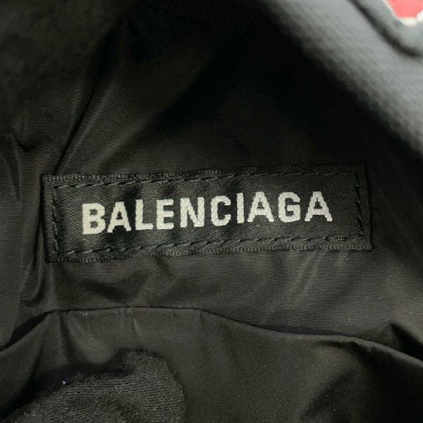 バレンシアガ ショルダーバッグ オーバーサイズド ミニバックパック 656328 BALENCIAGA 黒