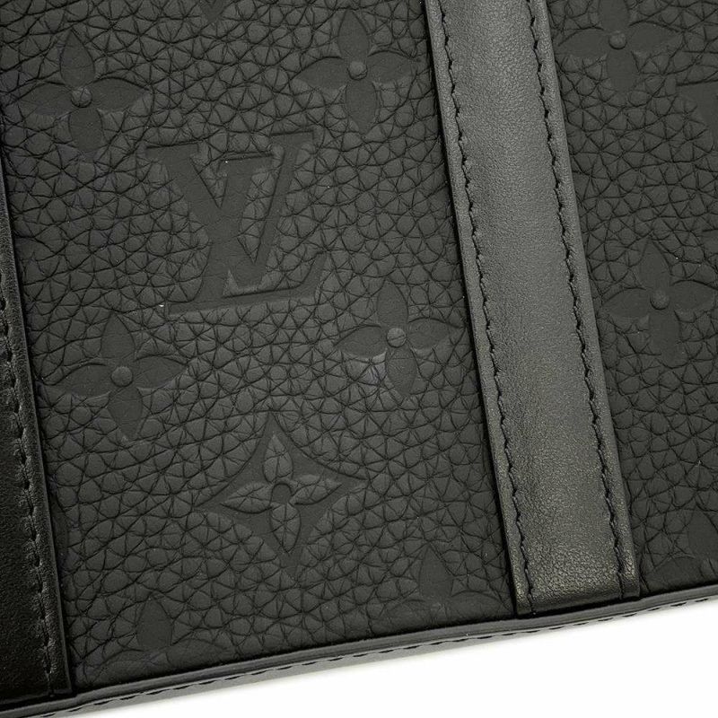 ルイヴィトン ショルダーバッグ トリヨンレザー ソフトトランク・ウォレット M80224 黒 ブラック 長財布