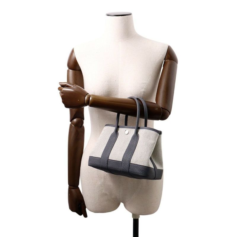 エルメス トートバッグ ネオ・ガーデン 23 ガーデンパーティ アルドワーズ/シルバー金具 トワルアッシュヴァイキング/ネゴンダ K刻印