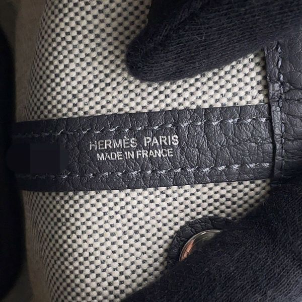 エルメス トートバッグ ネオ・ガーデン 23 ガーデンパーティ アルドワーズ/シルバー金具 トワルアッシュヴァイキング/ネゴンダ K刻印