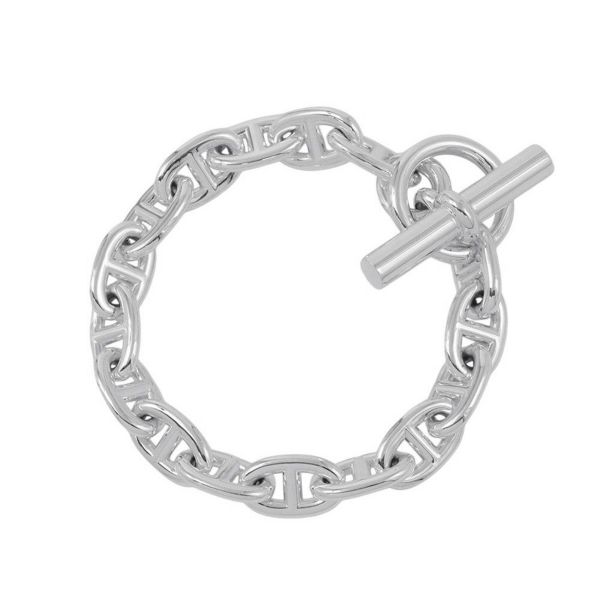 エルメス ブレスレット シェーヌダンクルMM 16コマ SV925シルバー HERMES ジュエリー