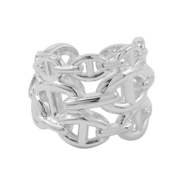 エルメス リング シェーヌダンクル アンシェネGM Enchainee SV925シルバー リングサイズ55 HERMES 指輪