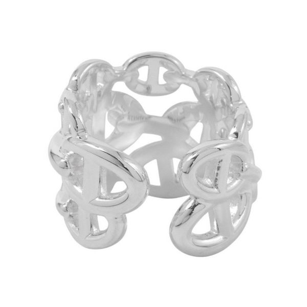 エルメス リング シェーヌダンクル アンシェネGM Enchainee SV925シルバー リングサイズ55 HERMES 指輪