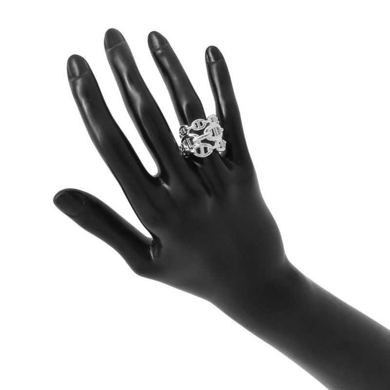 エルメス リング シェーヌダンクル アンシェネGM Enchainee SV925シルバー リングサイズ55 HERMES 指輪