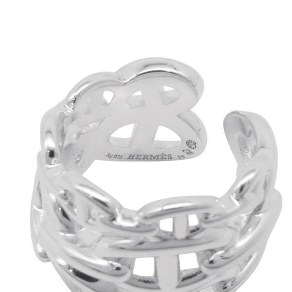 エルメス リング シェーヌダンクル アンシェネGM Enchainee SV925シルバー リングサイズ55 HERMES 指輪