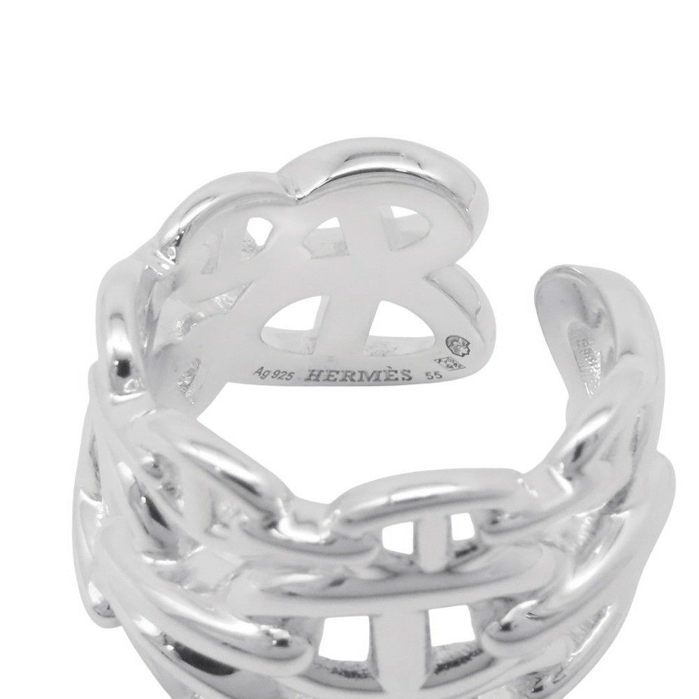 エルメス リング シェーヌダンクル アンシェネGM Enchainee SV925シルバー リングサイズ55 HERMES 指輪