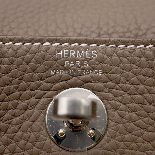 エルメス リンディ ミニ エトゥープ/シルバー金具 トリヨンクレマンス K刻印 2wayショルダー