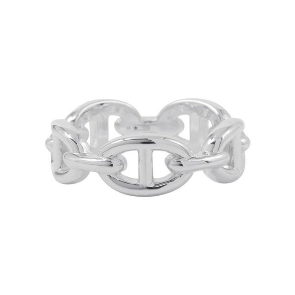 エルメス リング シェーヌダンクル アンシェネPM SV925シルバー リングサイズ58 HERMES ジュエリー