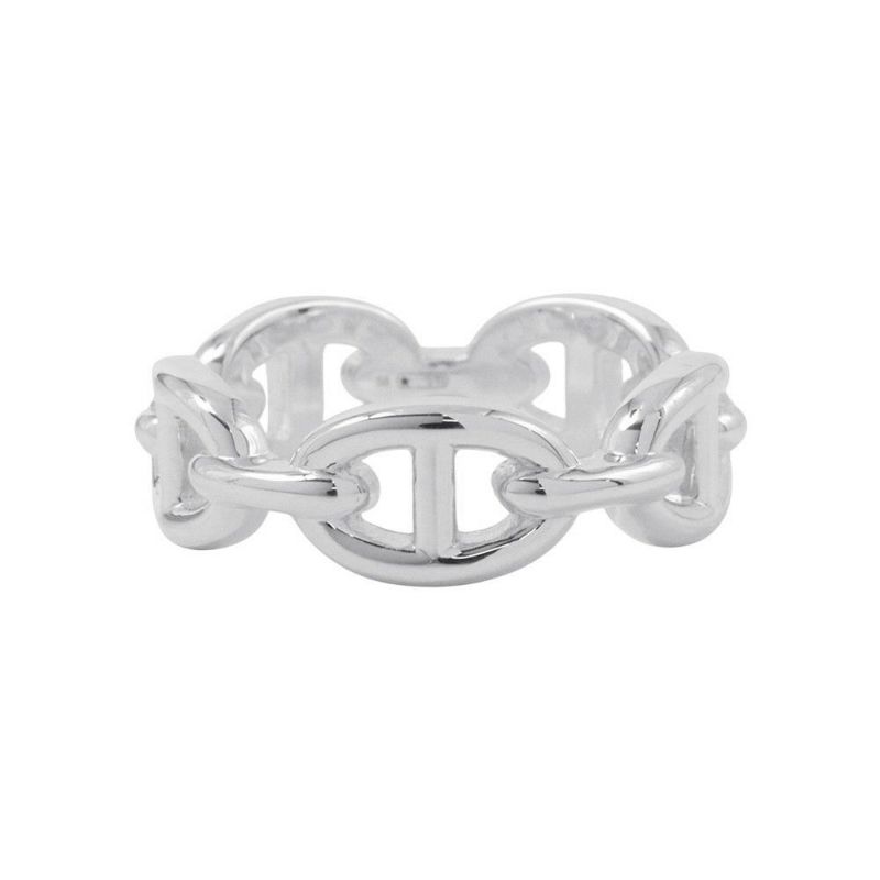 エルメス リング シェーヌダンクル アンシェネPM SV925シルバー リングサイズ58 HERMES ジュエリー