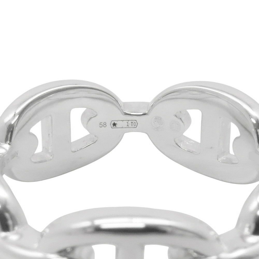 エルメス リング シェーヌダンクル アンシェネPM SV925シルバー リングサイズ58 HERMES ジュエリー