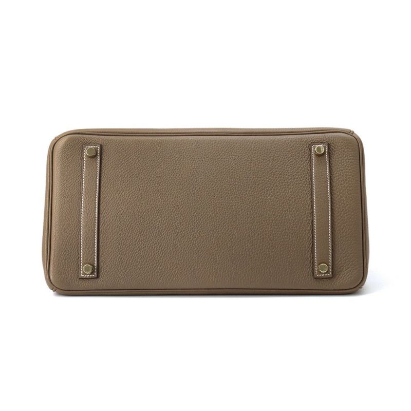 エルメス バーキン35 エトゥープ/ゴールド金具 トゴ O刻印 HERMES Birkin ハンドバッグ