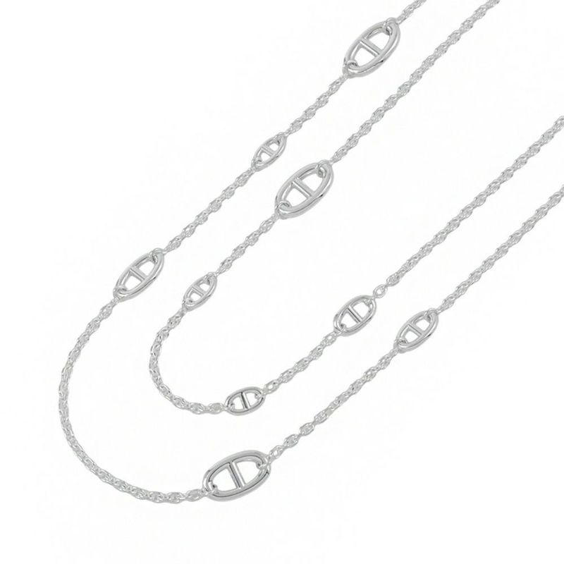 エルメス ネックレス シェーヌダンクル ファランドール 120 SV925シルバー HERMES ジュエリー