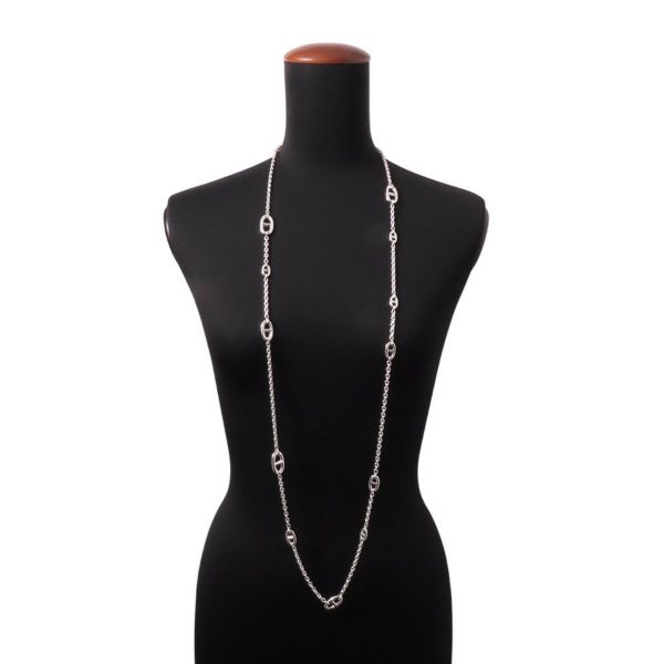 エルメス ネックレス シェーヌダンクル ファランドール 120 SV925シルバー HERMES ジュエリー