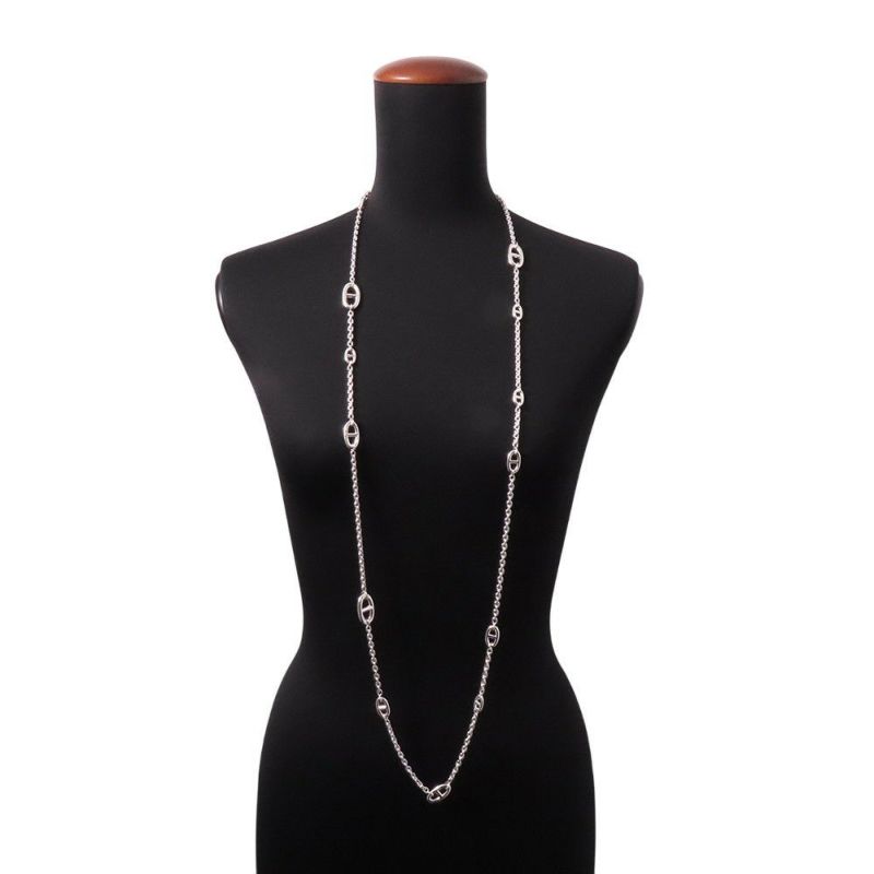 エルメス ネックレス シェーヌダンクル ファランドール 120 SV925シルバー HERMES ジュエリー