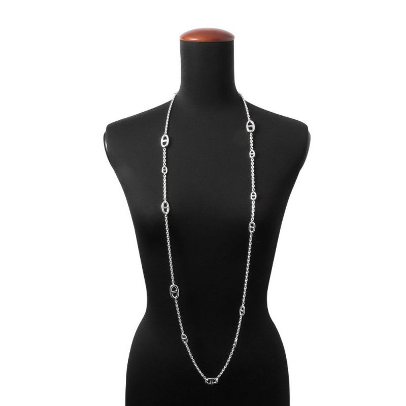 エルメス ネックレス シェーヌダンクル ファランドール 120 SV925シルバー HERMES ジュエリー