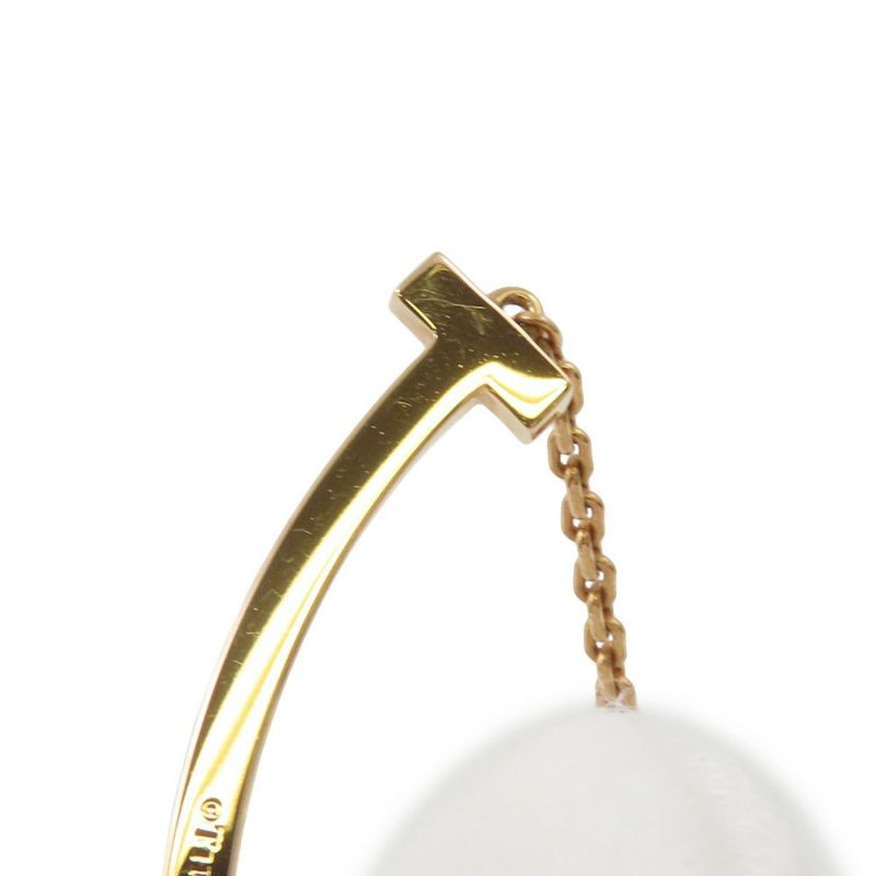 ティファニー ネックレス Tスマイル ペンダント ミディアム ダイヤモンド 計0.48ct K18PGピンクゴールド 67513282 Tiffany&Co.