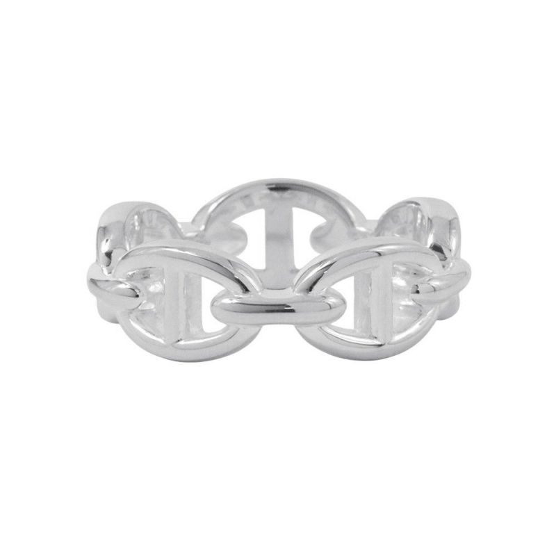 エルメス リング シェーヌダンクル アンシェネPM SV925シルバー リングサイズ55 HERMES ジュエリー