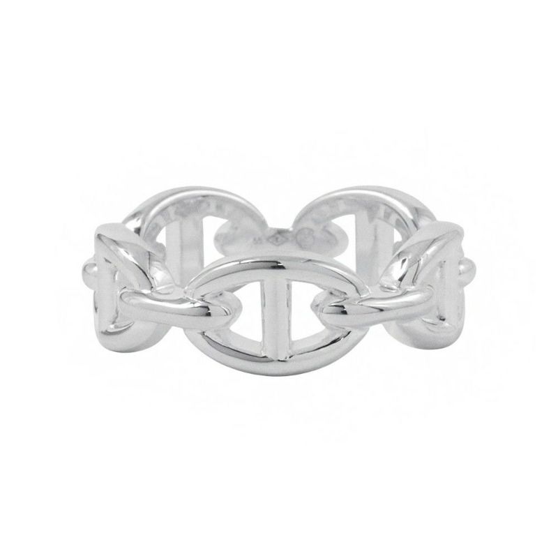 エルメス リング シェーヌダンクル アンシェネPM SV925シルバー リングサイズ55 HERMES ジュエリー