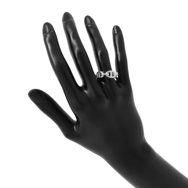 エルメス リング シェーヌダンクル アンシェネPM SV925シルバー リングサイズ55 HERMES ジュエリー