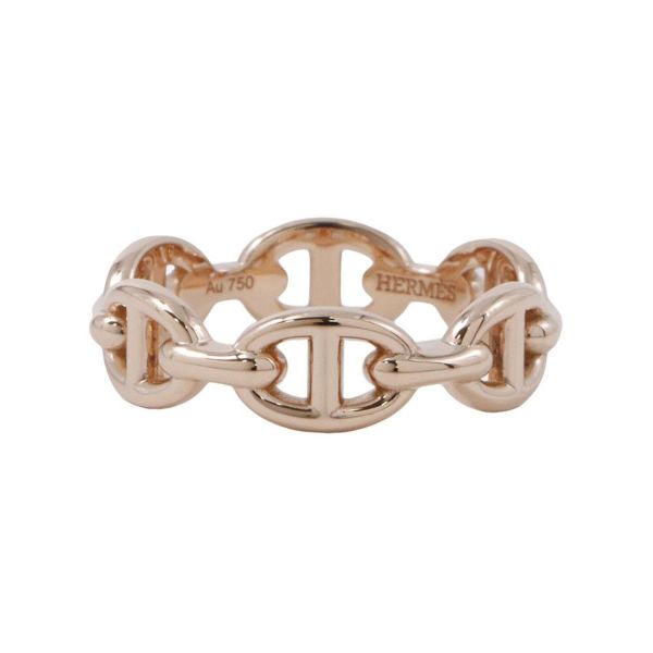 エルメス リング シェーヌダンクル アンシェネPM K18PGピンクゴールド リングサイズ53 指輪