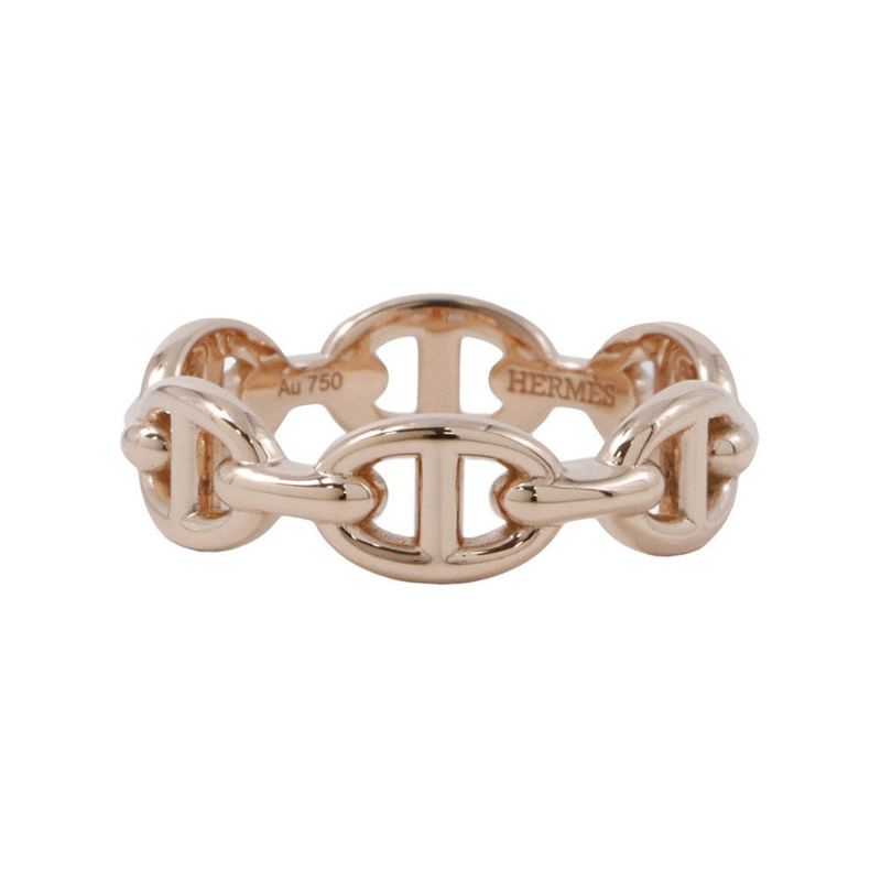 エルメス リング シェーヌダンクル アンシェネPM K18PGピンクゴールド リングサイズ53 指輪