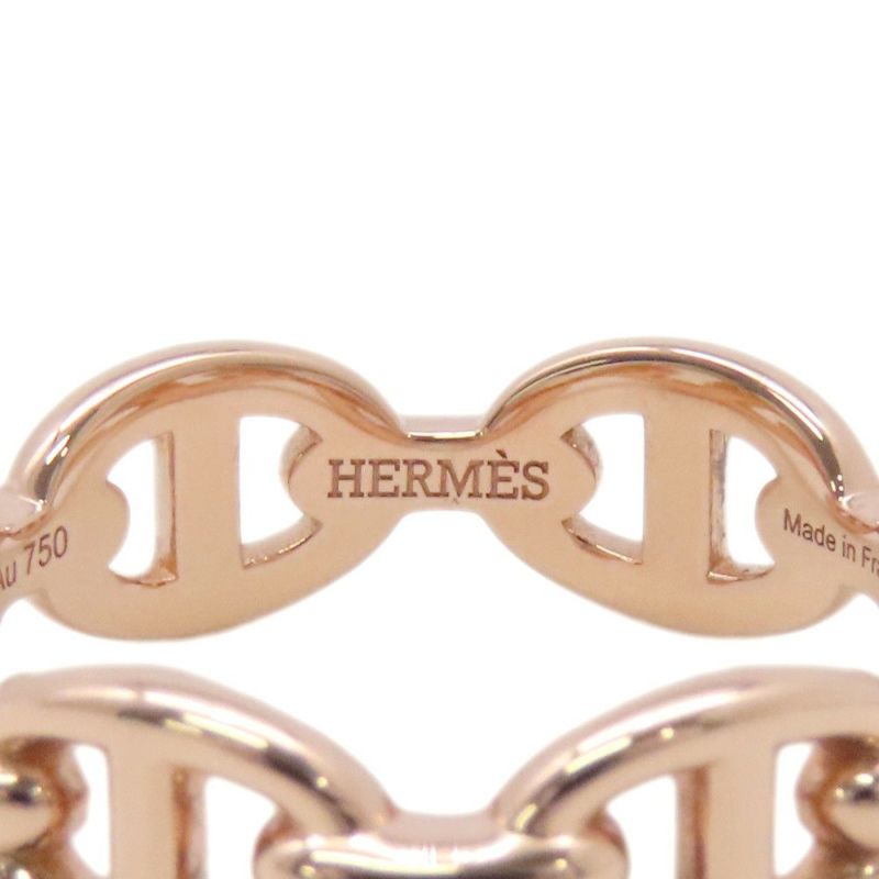 エルメス リング シェーヌダンクル アンシェネPM K18PGピンクゴールド リングサイズ53 指輪
