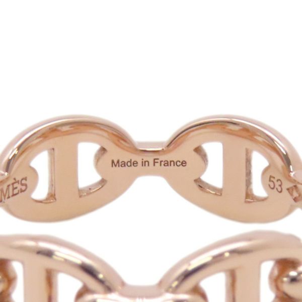 エルメス リング シェーヌダンクル アンシェネPM K18PGピンクゴールド リングサイズ53 指輪