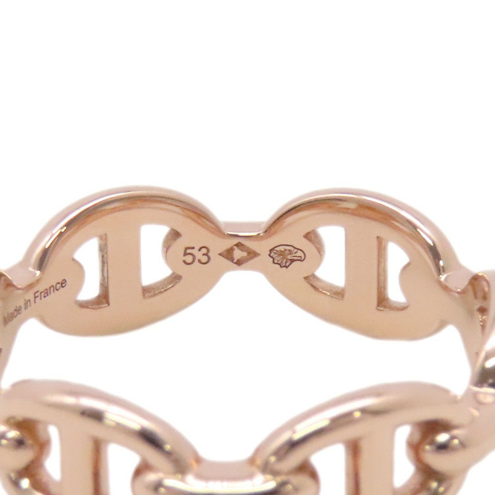 エルメス リング シェーヌダンクル アンシェネPM K18PGピンクゴールド リングサイズ53 指輪