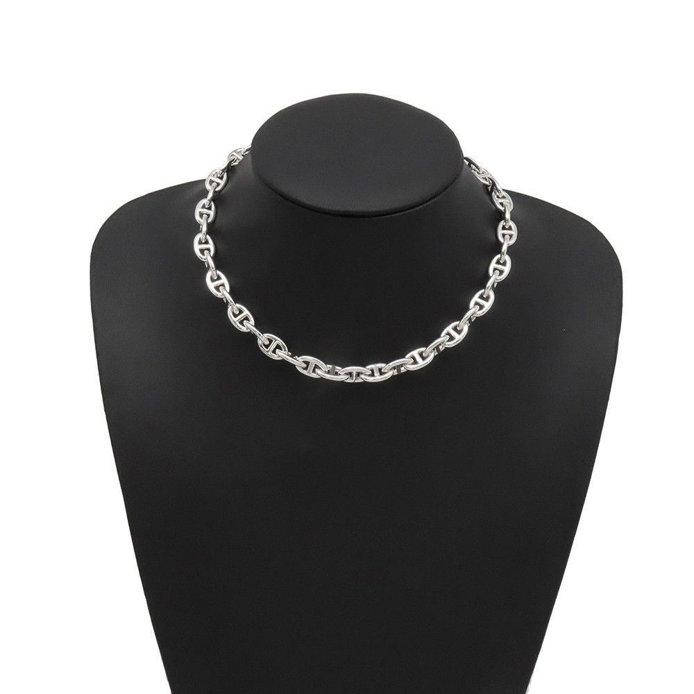 エルメス ネックレス シェーヌダンクル ネックレスPM 43コマ SV925シルバー HERMES ジュエリー