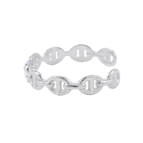 エルメス ブレスレット シェーヌダンクル アンシェネ バングル SV925シルバー サイズSH HERMES バングル