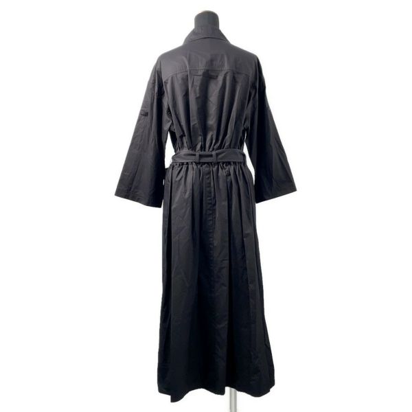 エルメス ワンピース ルーズドレス ベルト付き コットン レディースサイズ34 HERMES トップス 黒
