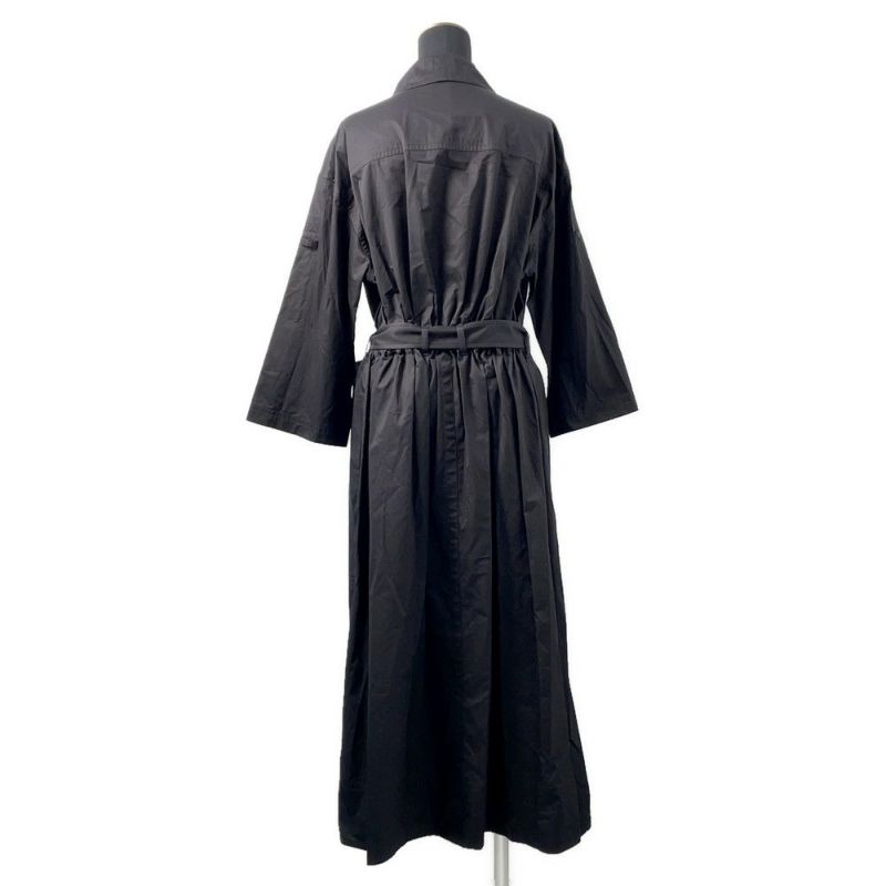 エルメス ワンピース ルーズドレス ベルト付き コットン レディースサイズ34 HERMES トップス 黒