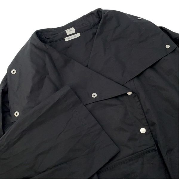 エルメス ワンピース ルーズドレス ベルト付き コットン レディースサイズ34 HERMES トップス 黒