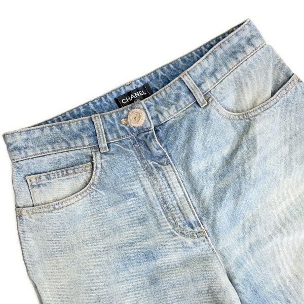 シャネル パンツ ウォーターリペラント コーテッド デニム レディースサイズ36 P78309 V70488 CHANEL ボトムス