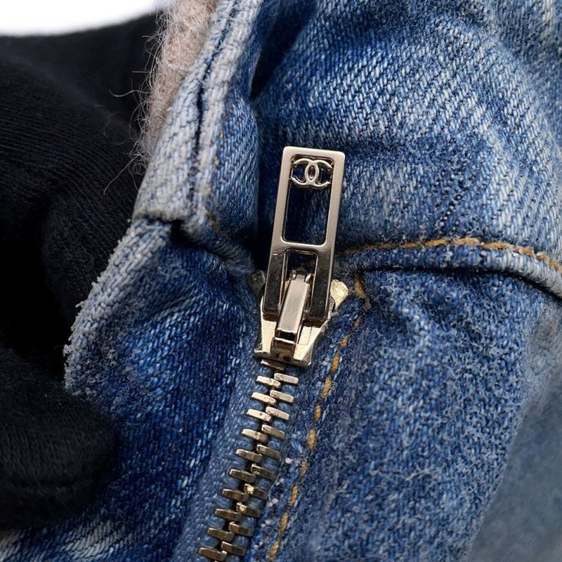 シャネル パンツ ウォーターリペラント コーテッド デニム レディースサイズ36 P78309 V70488 CHANEL ボトムス