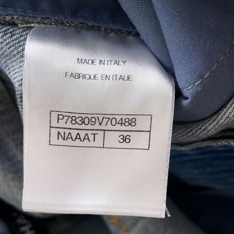 シャネル パンツ ウォーターリペラント コーテッド デニム レディースサイズ36 P78309 V70488 CHANEL ボトムス