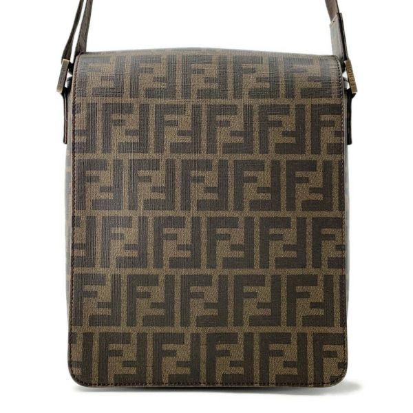 フェンディ ショルダーバッグ ズッカ フラップ メッセンジャーバッグ FENDI バッグ メンズ