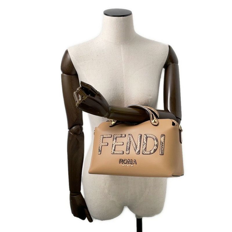 フェンディ ハンドバッグ バイザウェイ ミディアム パイソン 8BL146 FENDI バッグ 2wayショルダーバッグ