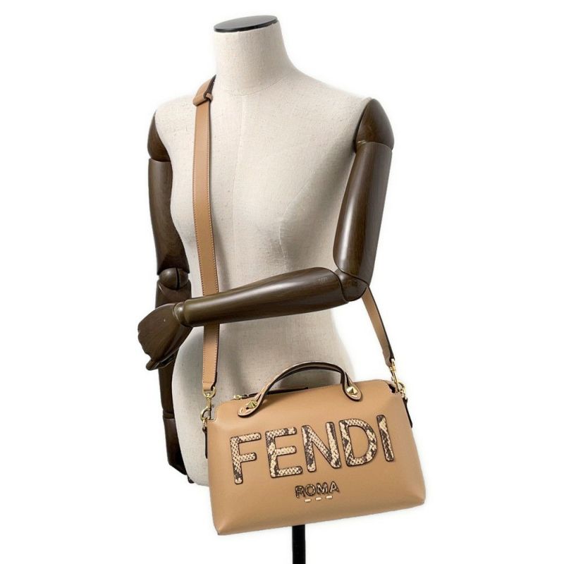 フェンディ ハンドバッグ バイザウェイ ミディアム パイソン 8BL146 FENDI バッグ 2wayショルダーバッグ