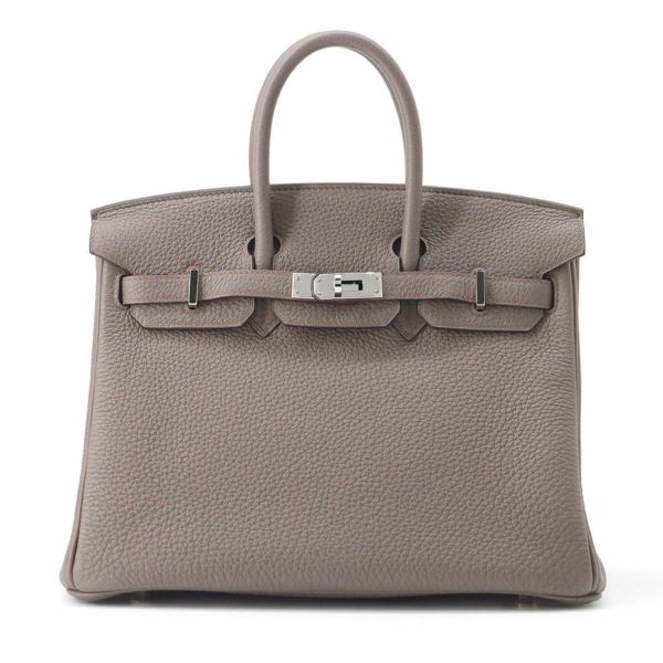 エルメス バーキン25 エタン/シルバー金具 トゴ A刻印 HERMES Birkin ハンドバッグ