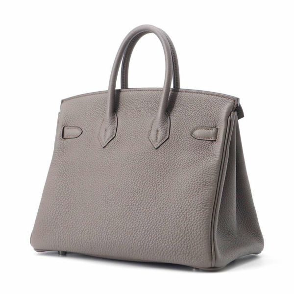 エルメス バーキン25 エタン/シルバー金具 トゴ A刻印 HERMES Birkin ハンドバッグ