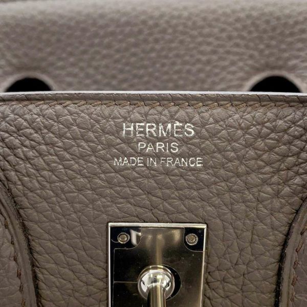 エルメス バーキン25 エタン/シルバー金具 トゴ A刻印 HERMES Birkin ハンドバッグ